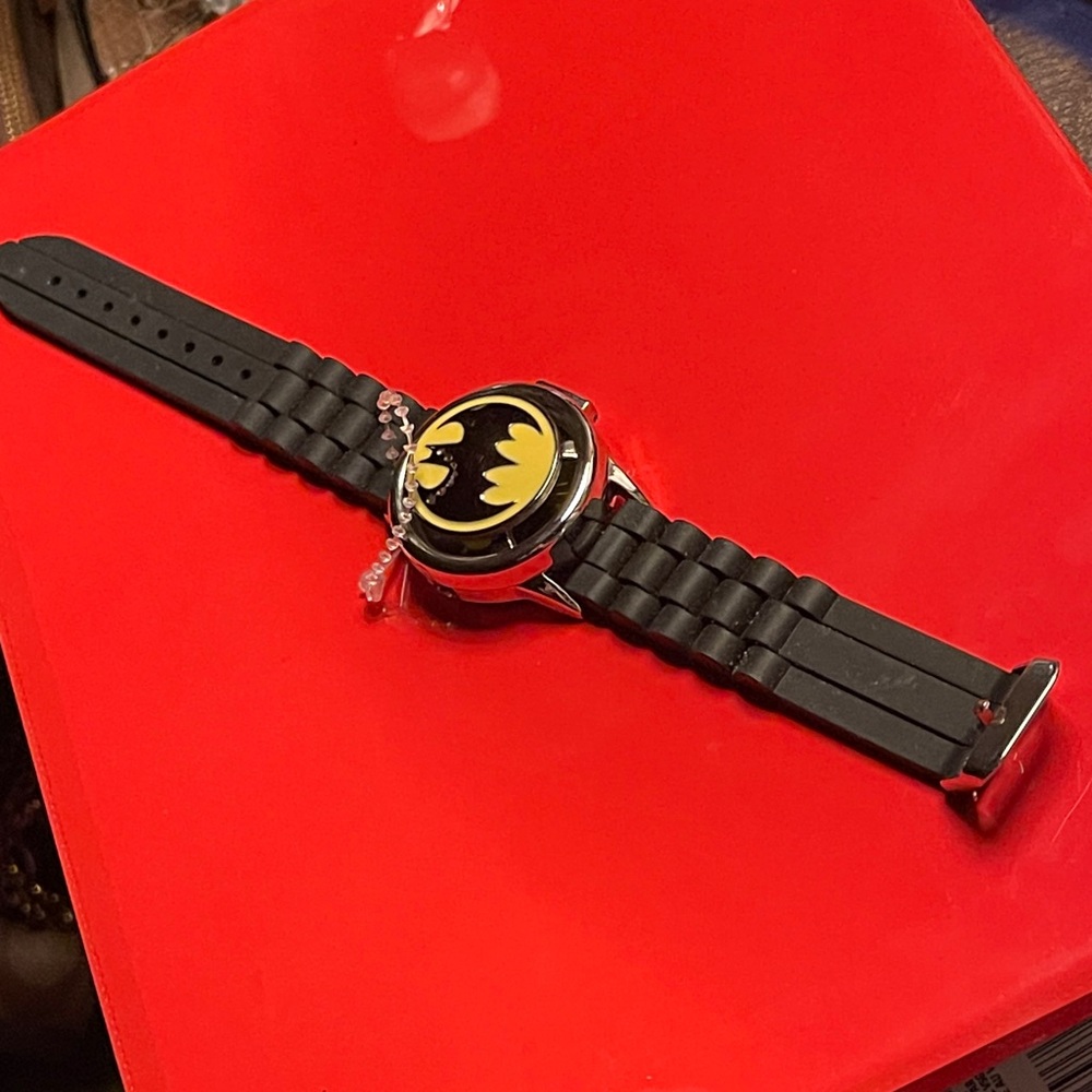 DC Comics Batman Black and Yellow watch